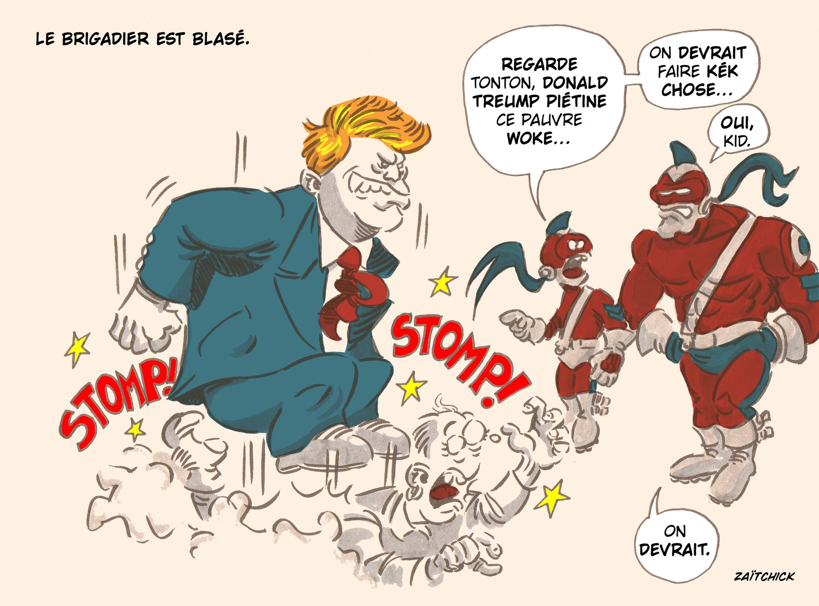 Le Brigadier est blasé