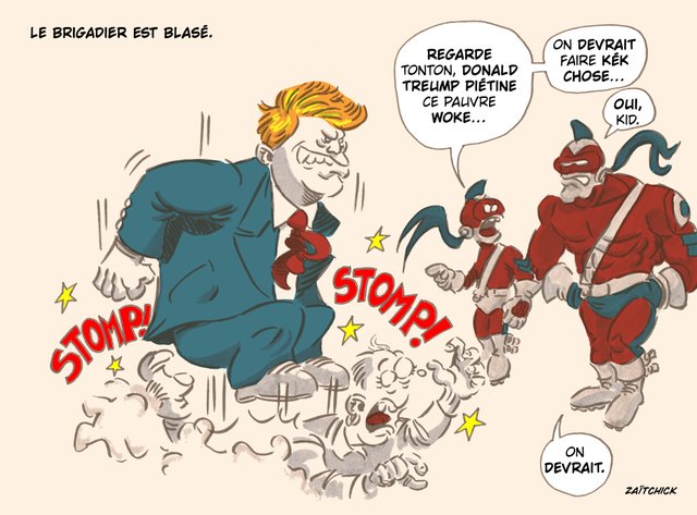 Le Brigadier est blasé