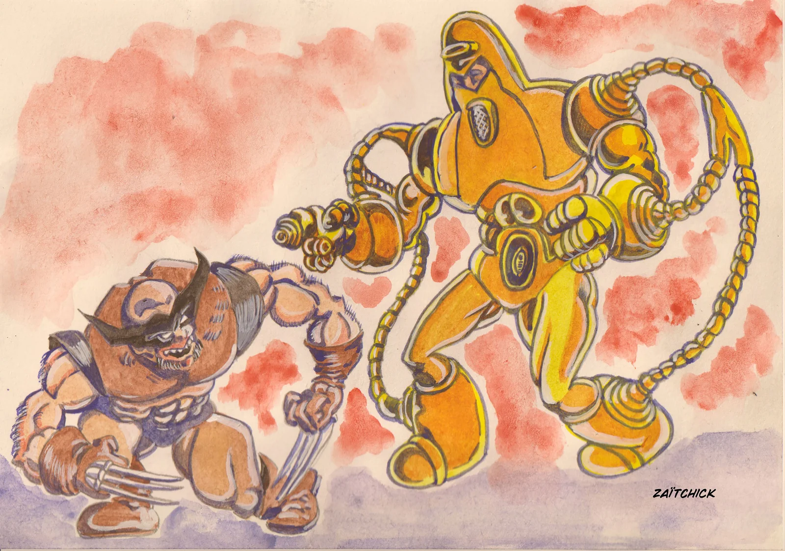 Wolverine VS Mandroïde