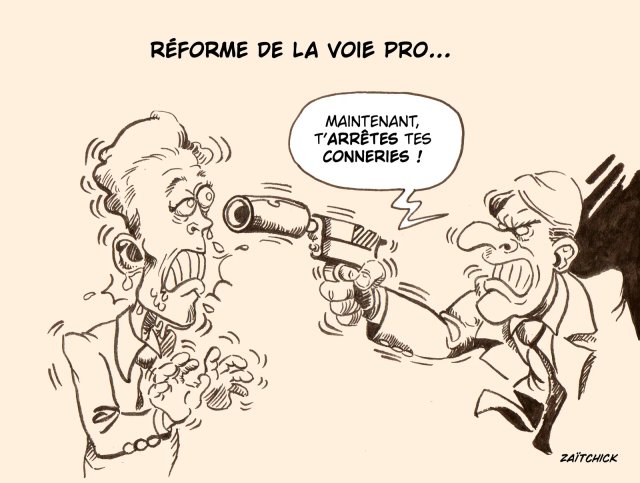 Macron flingueur