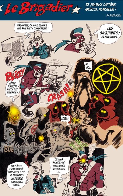 The Brigadier rides out