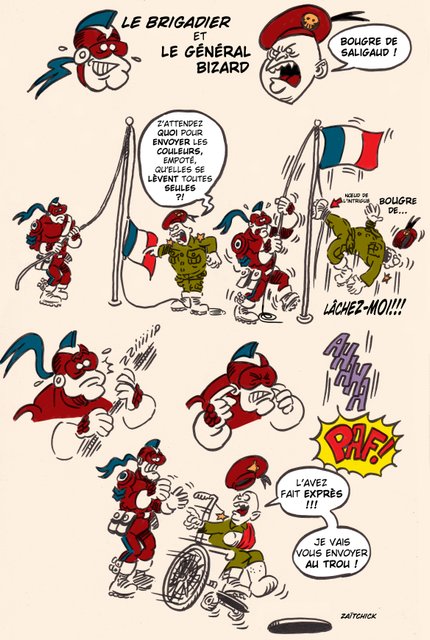 Le Brigadier envoie (de toutes) les couleurs