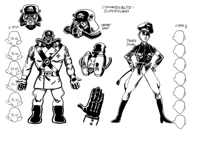 Commando Blitz : super-vilains.