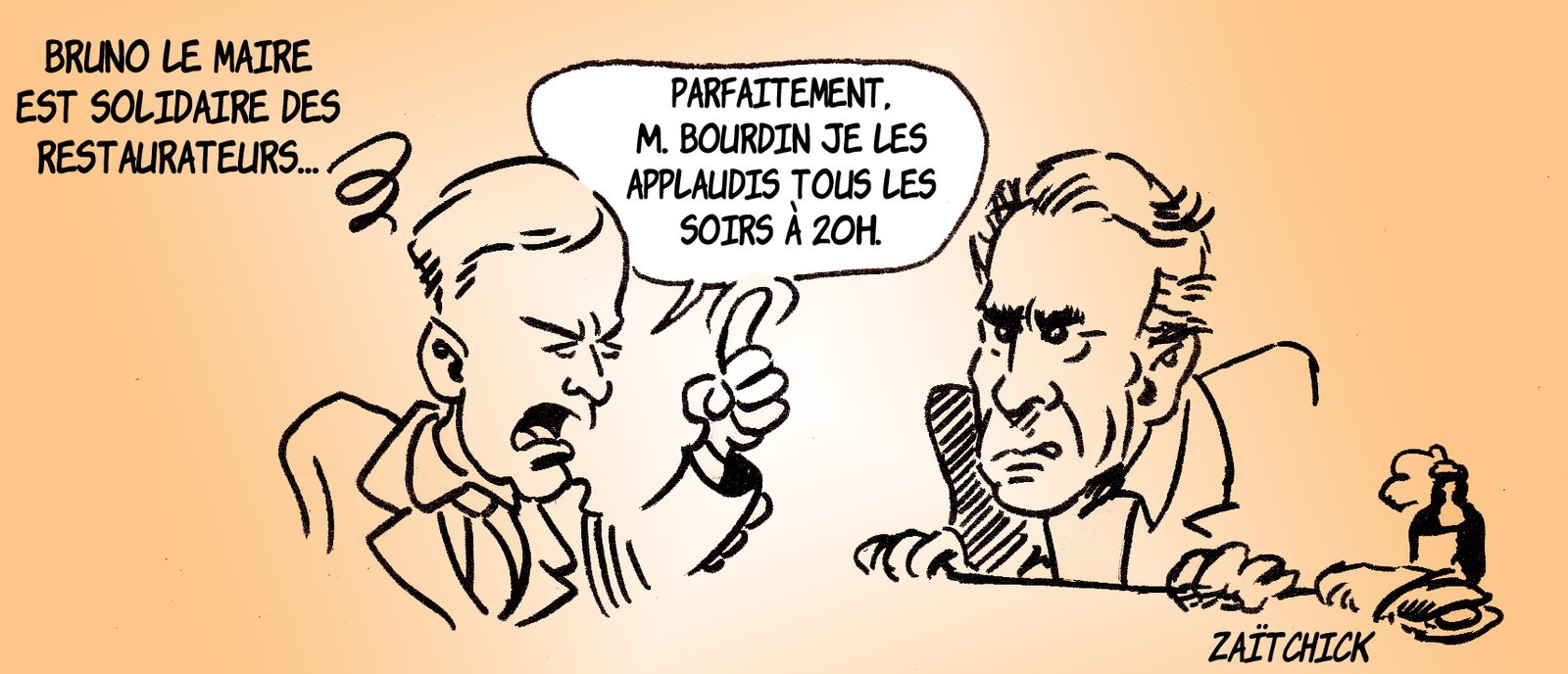 Le Maire fait un geste