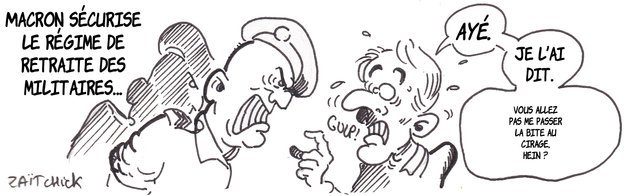 Si tu veux ta retraite, prends un fusil...