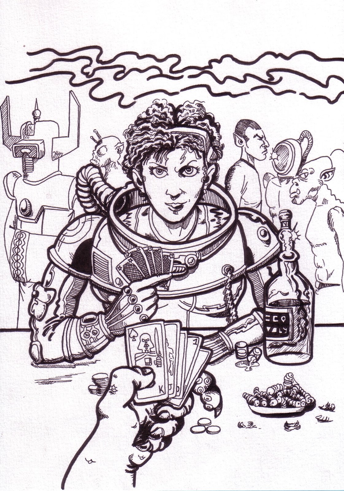 Space gambler couleurs