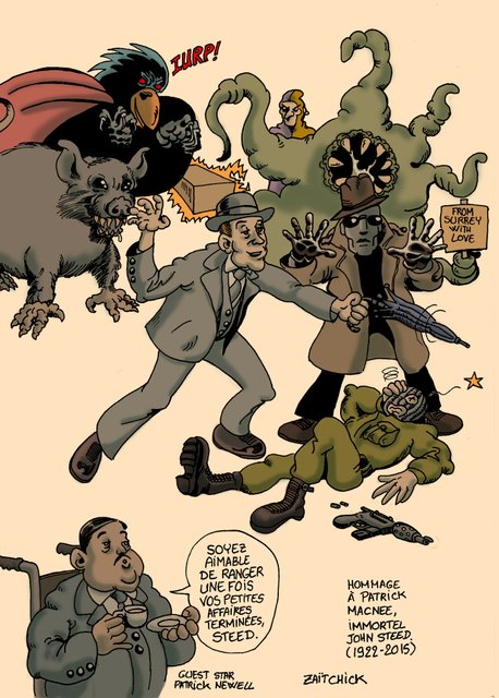 Hommage à Steed, en couleurs