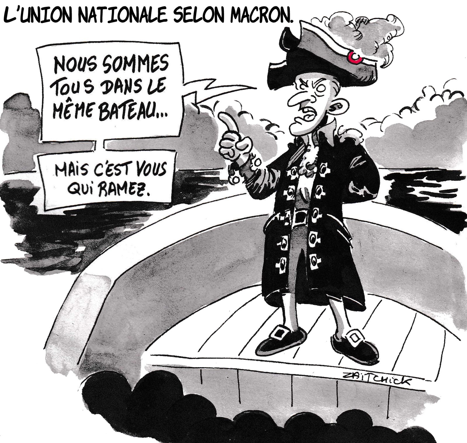 Macron galère