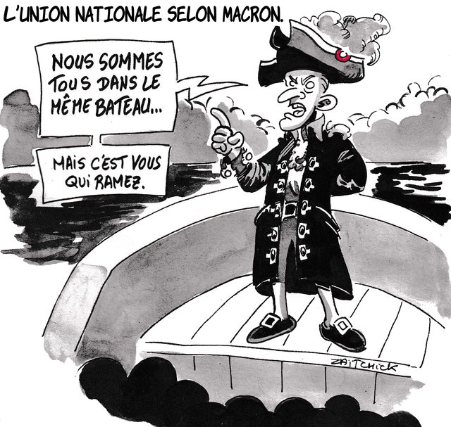 Macron galère