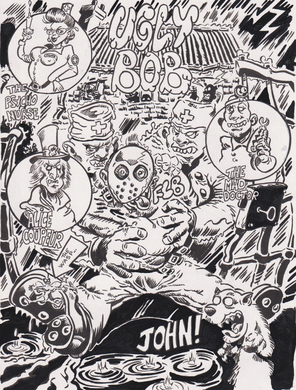 Work in progress : Ugly Bob, encrage