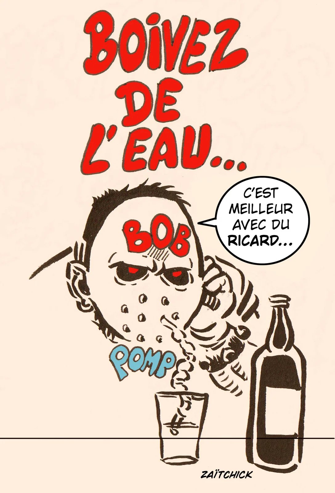 Boivez de l'eau, hydratez-vous