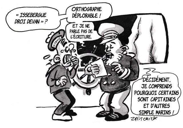 Quisaittout et Grosbêta sont dans un bateau...