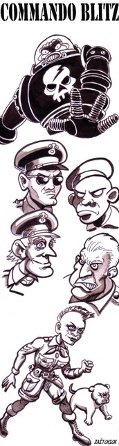 Marque page Commando Blitz