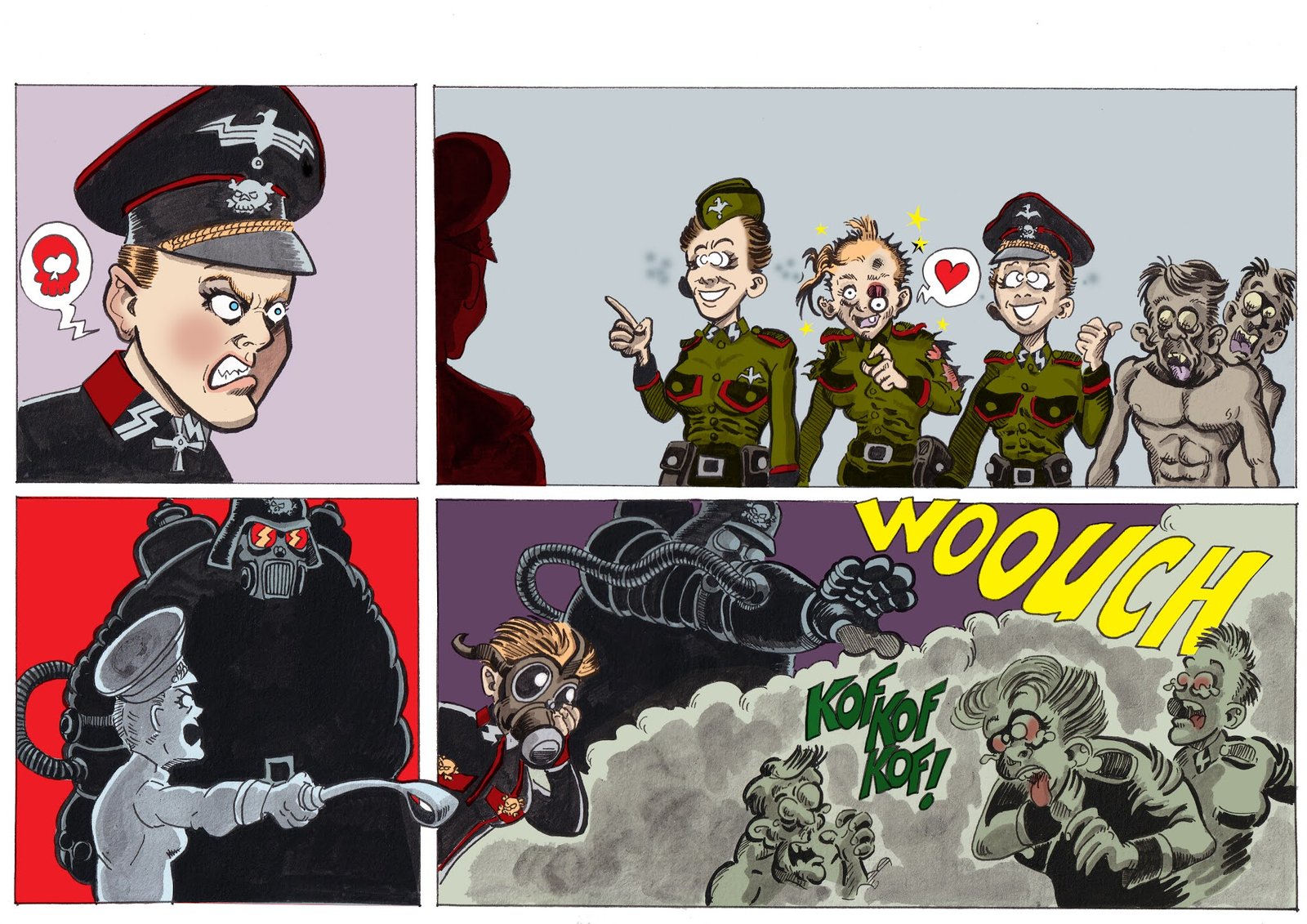 Commando Blitz, épisode 51, couleurs