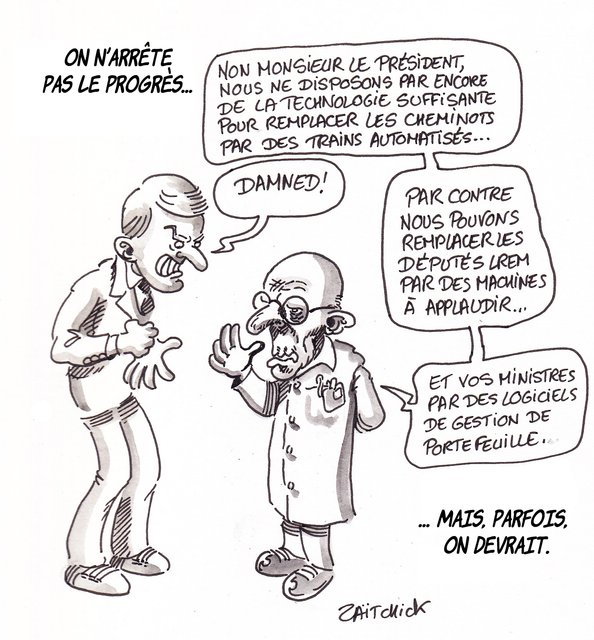 Le progrès fait (toujours) rage.