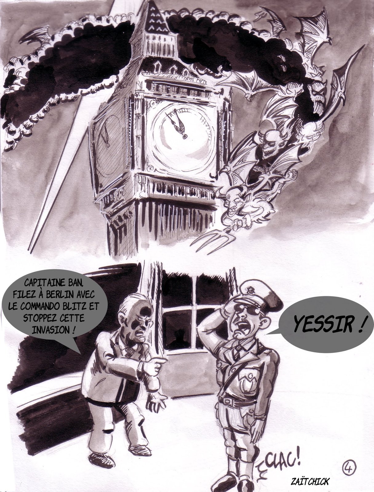 Commando Blitz, dans la Gueule de l'Hadès, planche 4