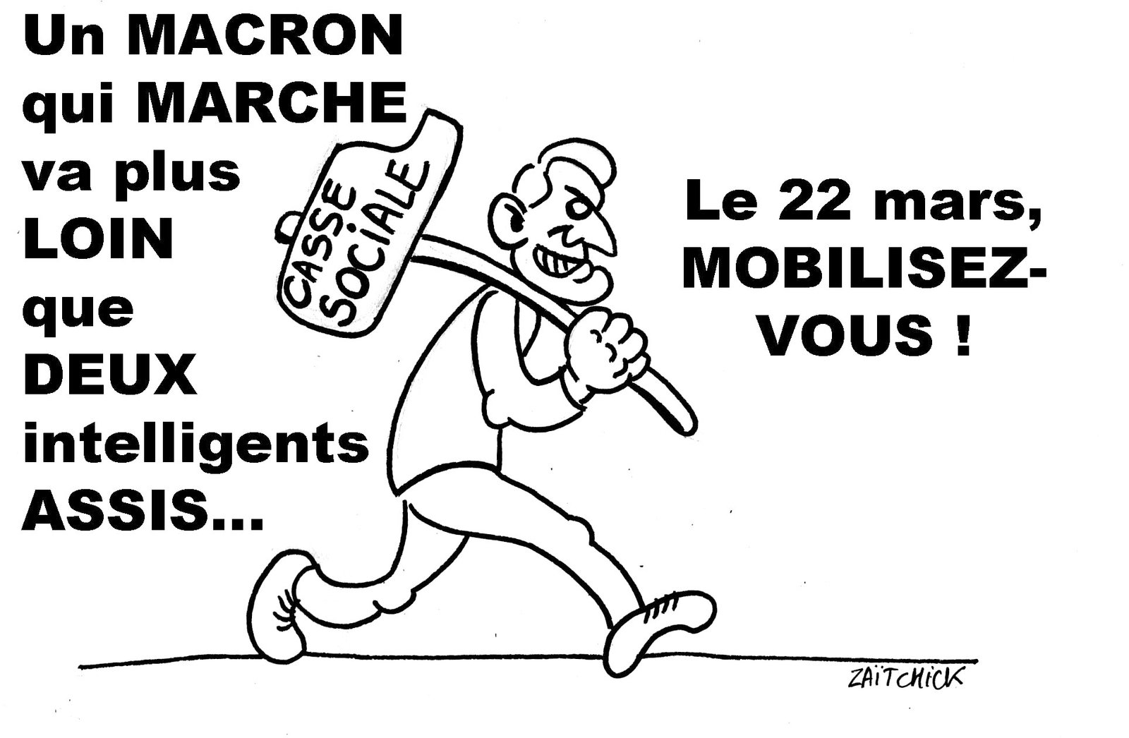 Macron en marche