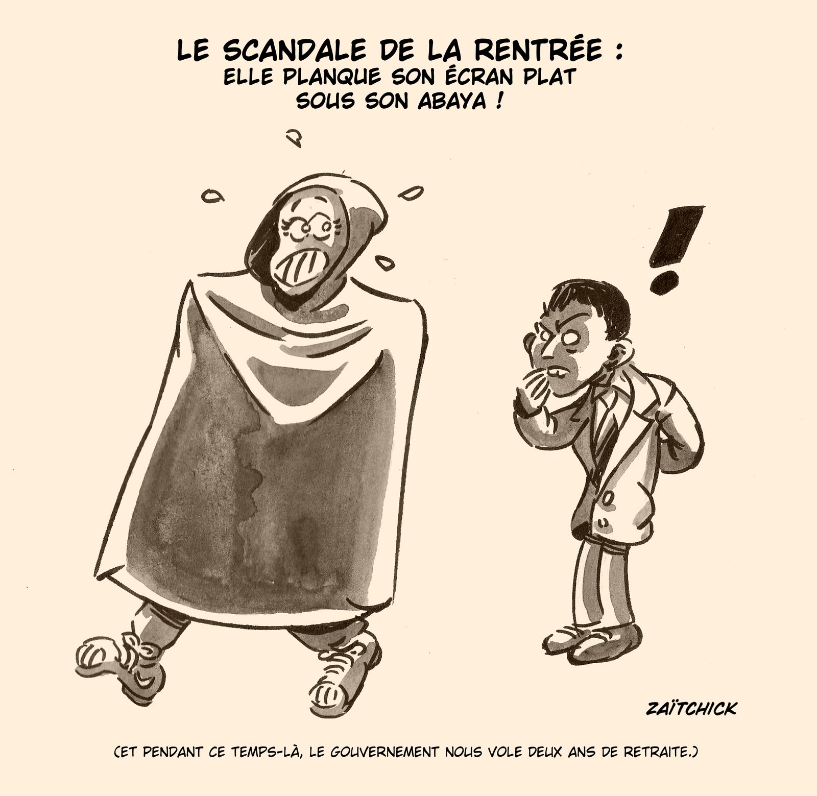 L'abaya qui reste au nid n'amasse pas de fiel.