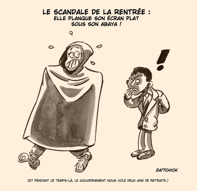 L'abaya qui reste au nid n'amasse pas de fiel.