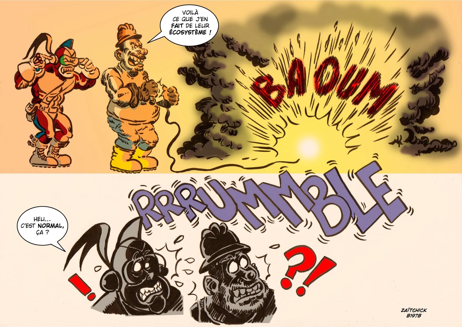 Le Brigadier jacasse - planche 2