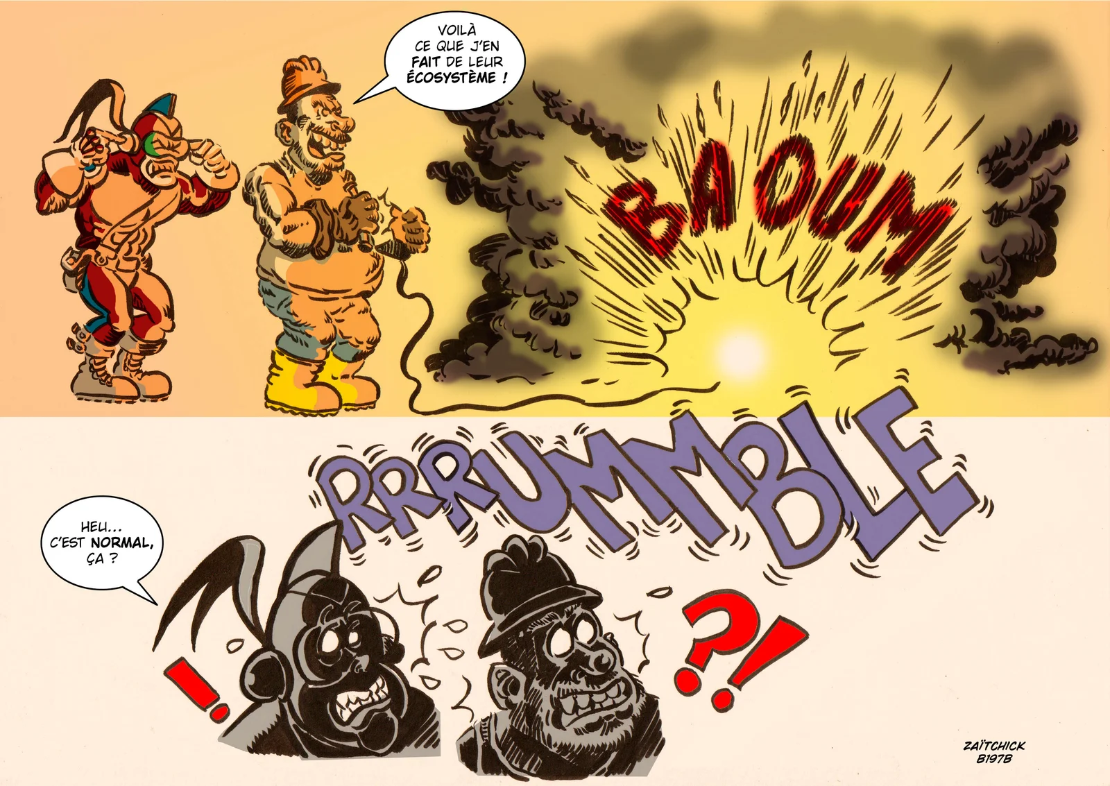 Le Brigadier jacasse - planche 2