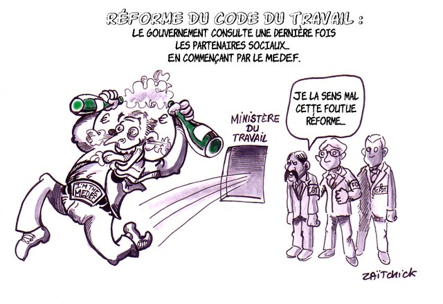 Réforme du code du travail : dernière ligne de droite.
