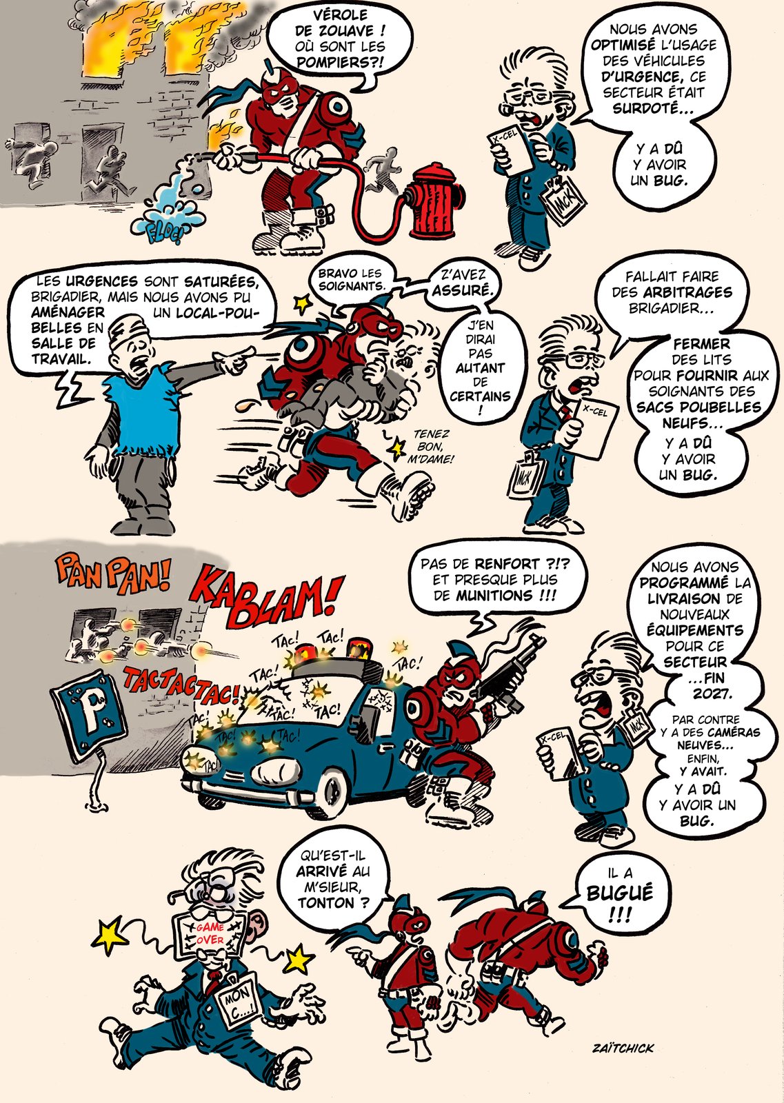 Le Brigadier est disruptif.