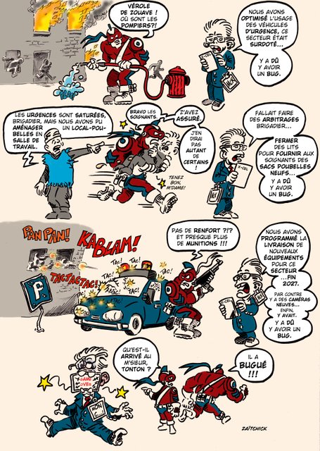 Le Brigadier est disruptif.