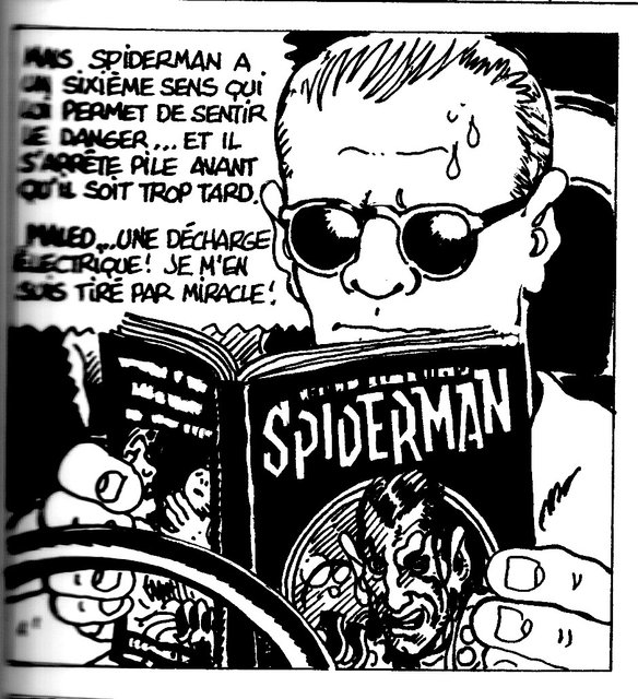 Petit Bleu contre Homme Noir