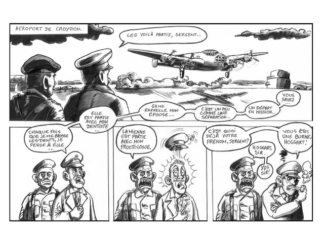 Commando Blitz en noir et blanc