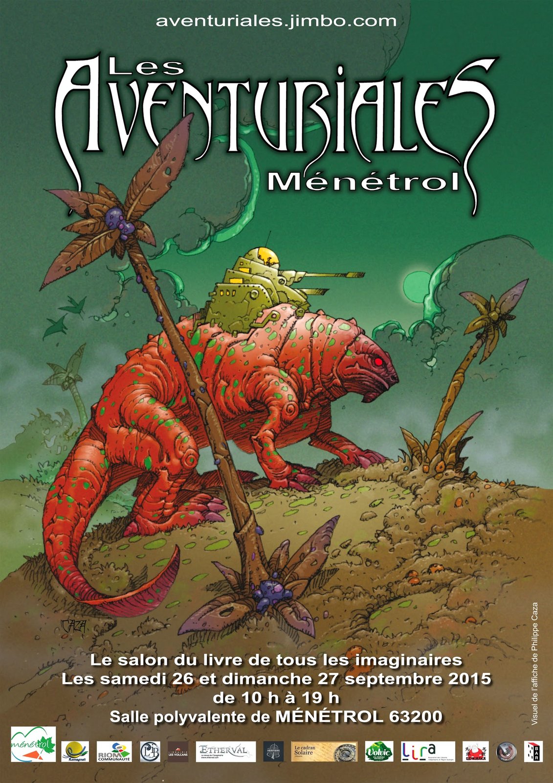 Visuel de l'affiche des Aventuriales de Ménétrol.
