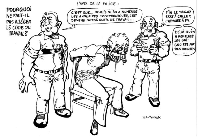 Gardons le code du travail.