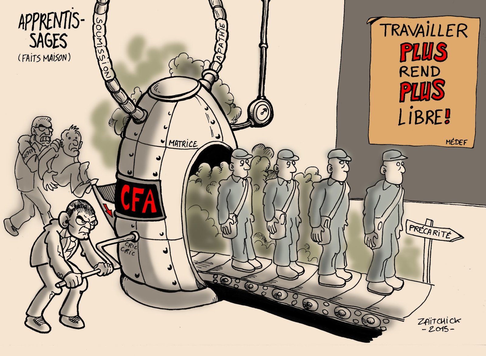 Travailler PLUS rend PLUS libre...