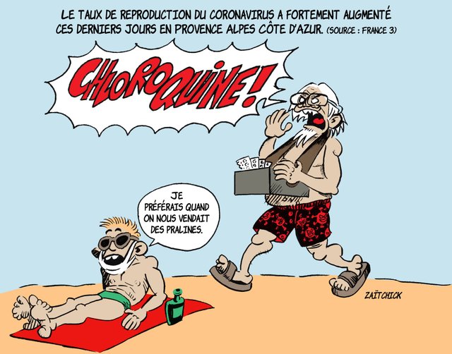 Raoult à la plage