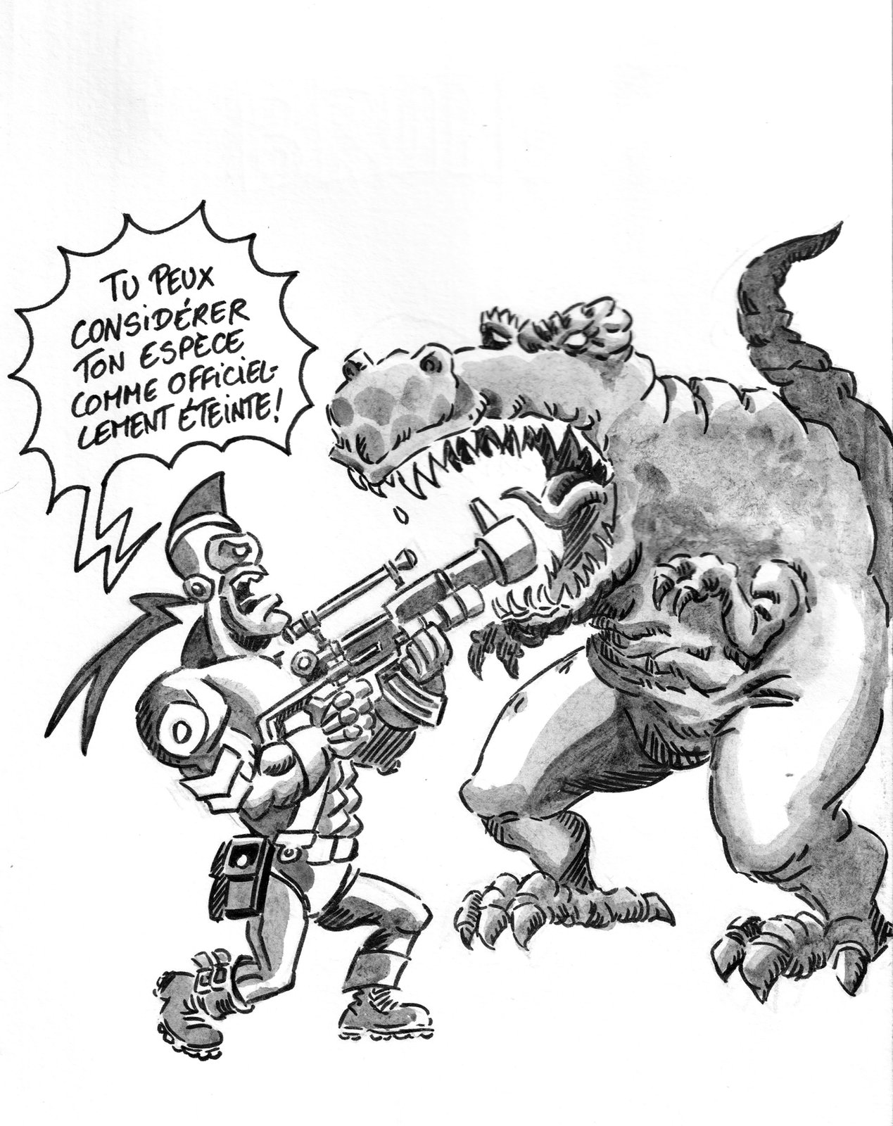 Brigadier VS T-Rex