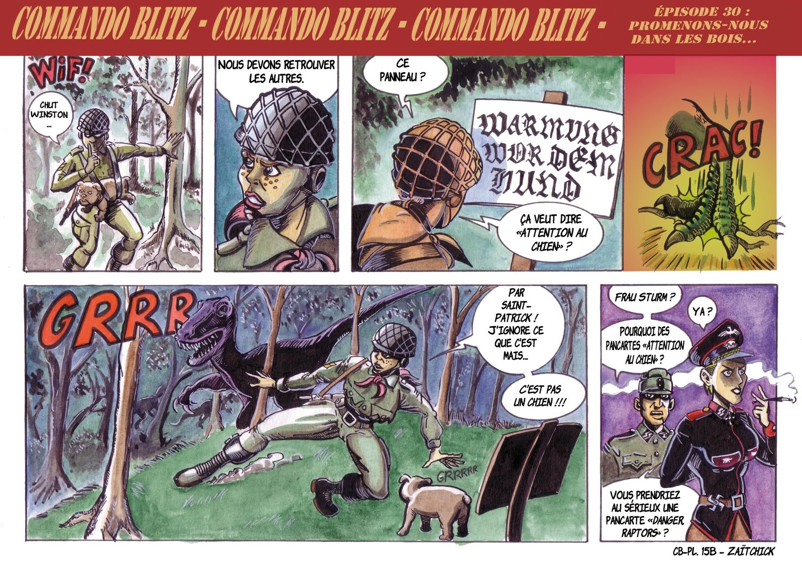 Commando Blitz, épisode 30 : promenons-nous dans les bois...