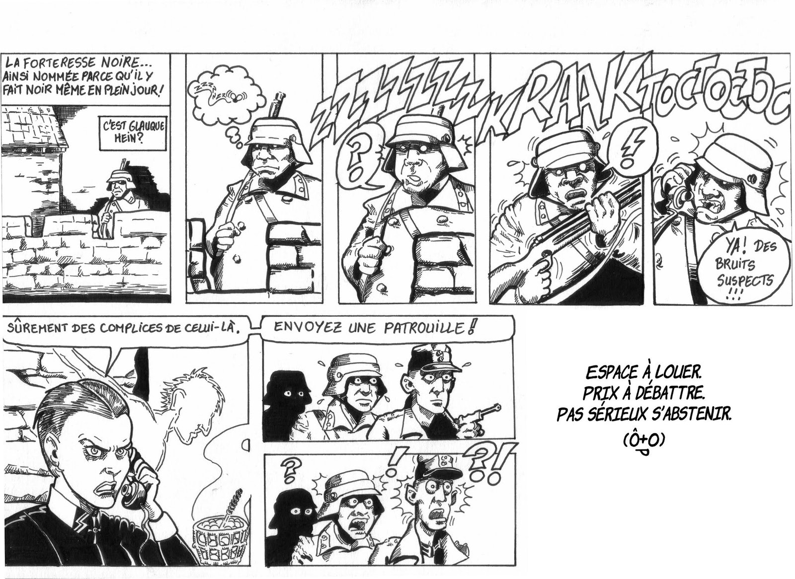 Commando Blitz : découverte en forêt.