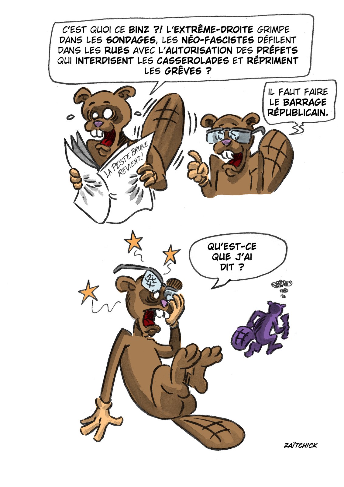 La petite bête immonde qui monte