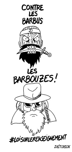 Un barbu, c'est un barbu, trois barbus...