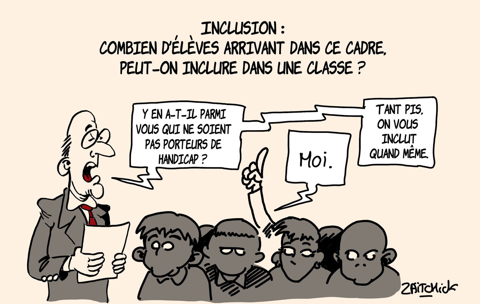 Comment veux-tu que je t'incluses ?