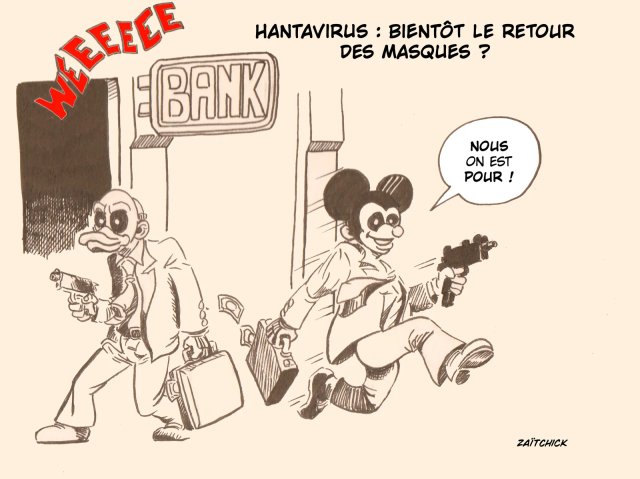 Masque opérant un retrait