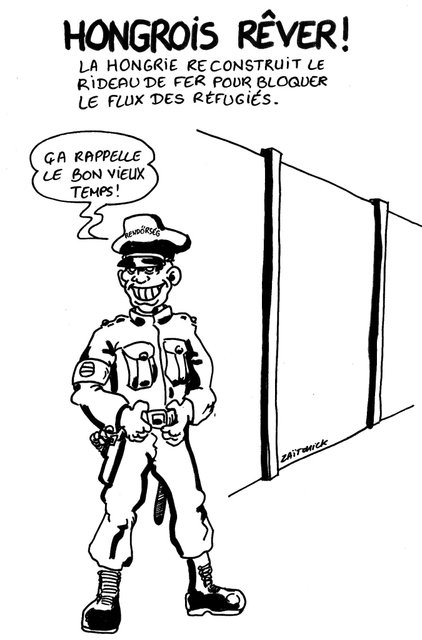 Les Hongrois nous enferment et les Allemands nous enfument !