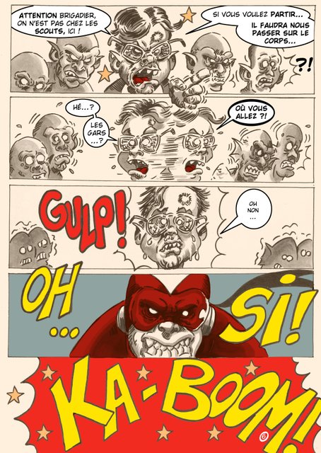 Le Brigadier aux enfers, planche 6