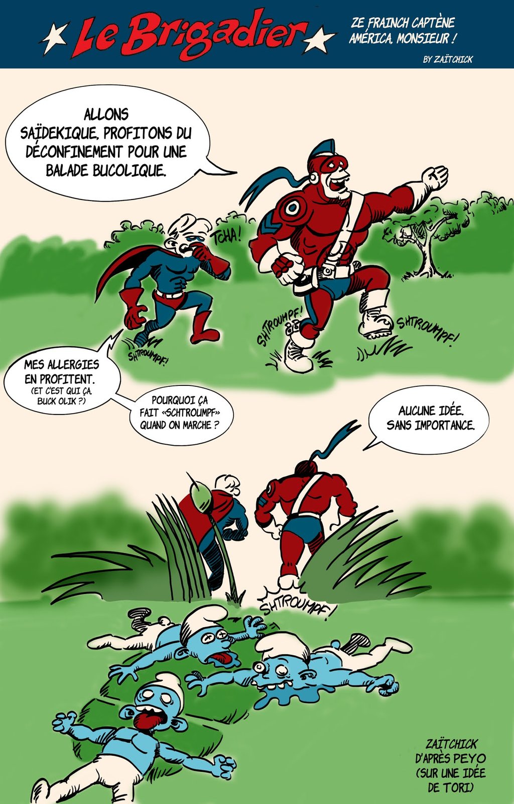 Le Brigadier se met au vert