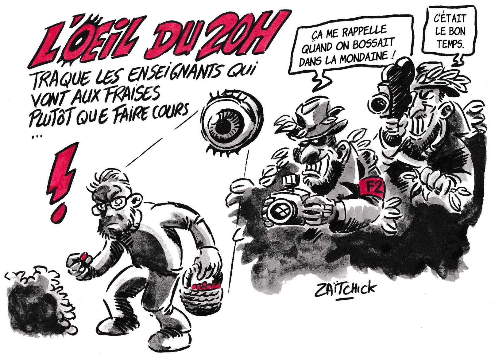 La télé de Papa...razzi.