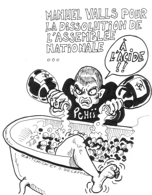 Pas dix solutions, une solution : dissolution ! (© Action Française, 1934)
