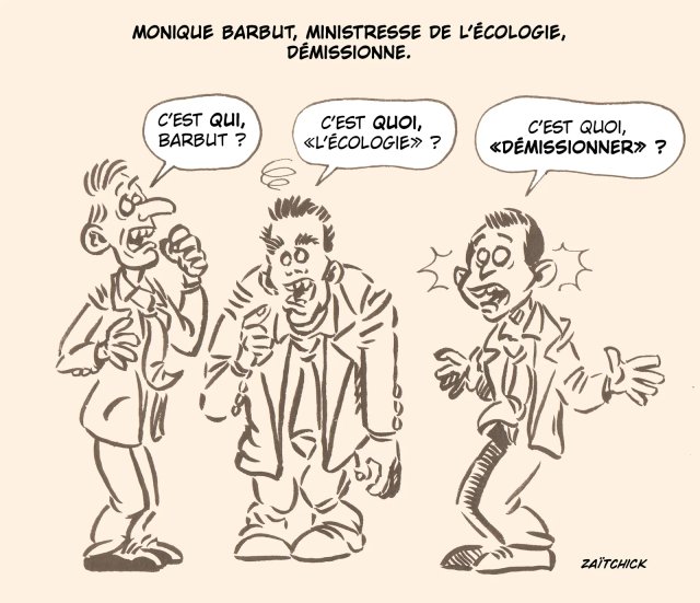  Monique Barbut démissionne mais pas trop.