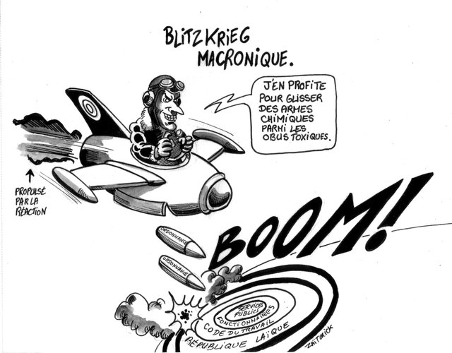 Blitzkrieg macronique.