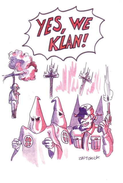 L'Amérique de Trump, c'est Ku Klux la Praline...