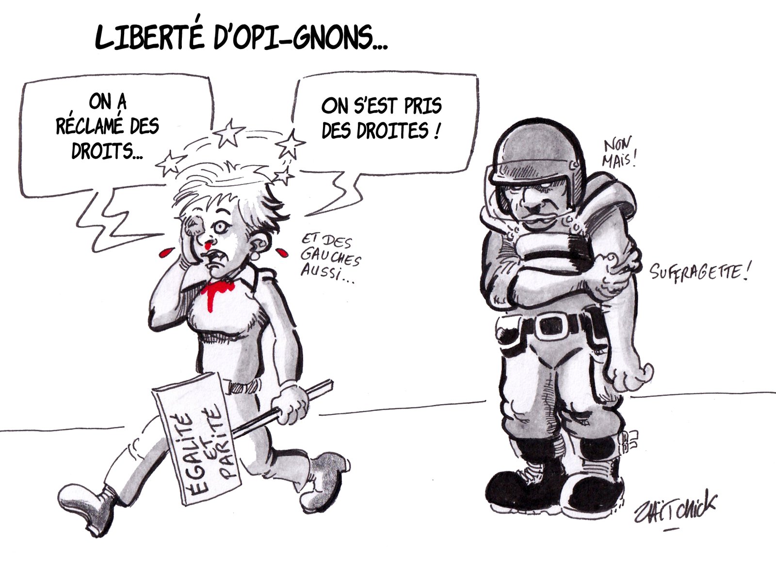 Pays des droits de l'HOMME.